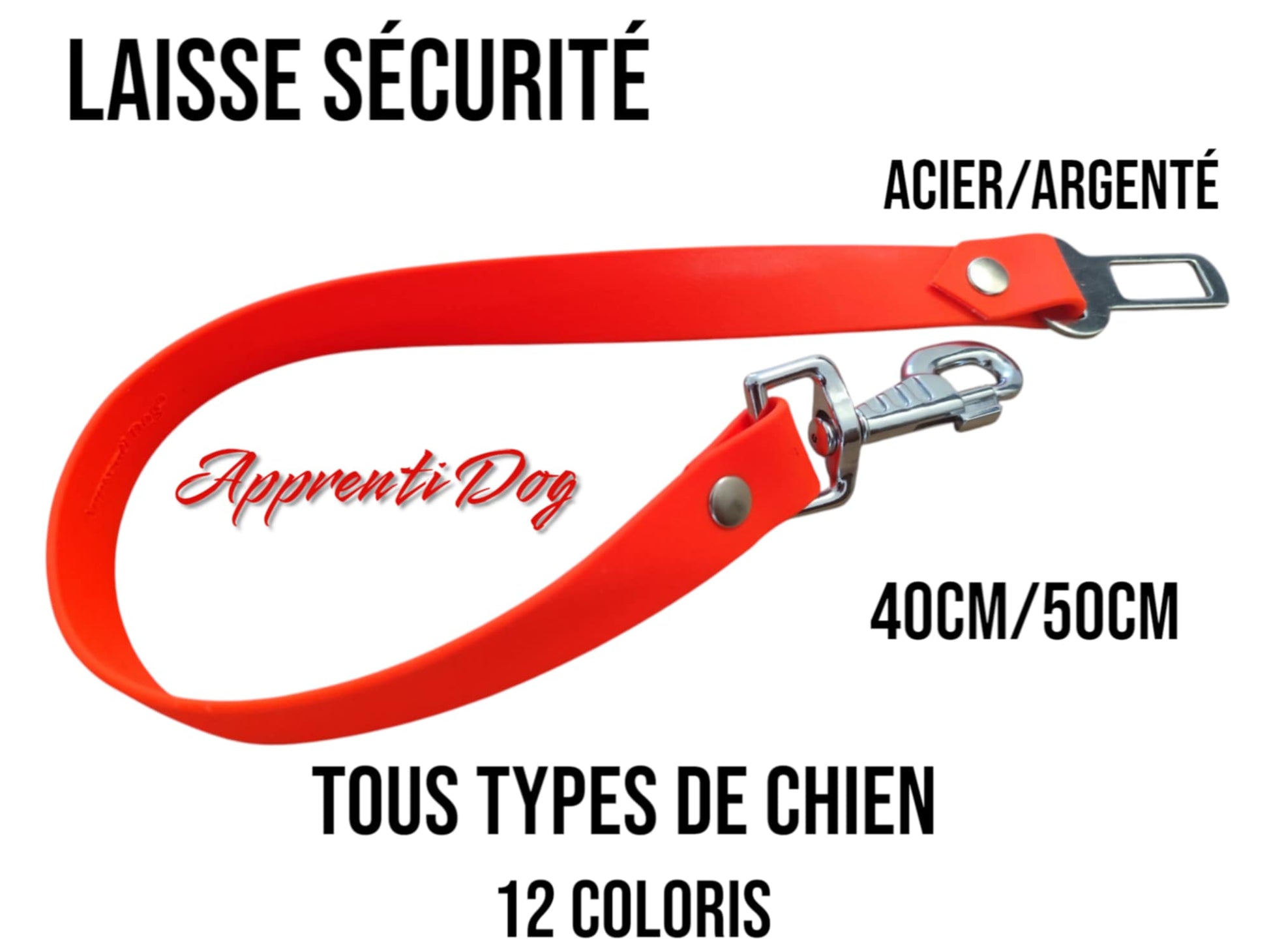 Laisse sécurité voiture